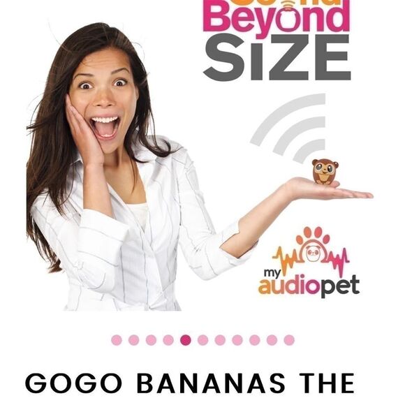 MY Audio Pet "Go Go Bananas" Wireless/Bluetooth Speaker - Picture 4 of 15